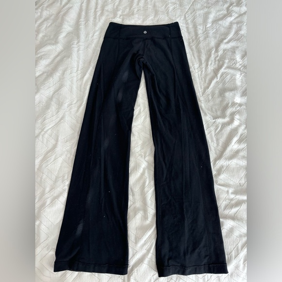Lululemon Flare Legging Pants Black Womens Good condition - Picture 2 of 5